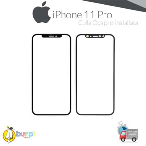 VETRO VETRINO APPLE IPHONE 11 PRO + COLLA OCA TOUCH SCREEN DISPLAY RICAMBIO - Foto 1 di 1