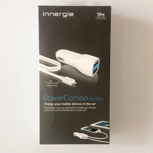 Innergie PowerCombo Go Plus KFZ Ladekabel auf 2 USB Ladebuchsen mit Micro-USB Ka - Picture 1 of 1