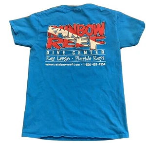 Rainbow Reef Key Largo Dive Center Gildan Small Shirt - Picture 1 of 5