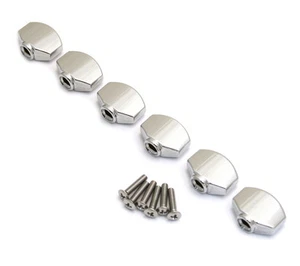 (6) Chrome Buttons for Gotoh Mini Sealed Guitar Tuners TK-7714-010 - Picture 1 of 1