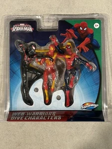 Marvel Swimways, ULTIMATE SPIDER-MAN, Dive Characters, WEB-WARRIORS Set Of 3 NWT - Picture 1 of 2