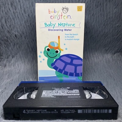 Baby Einstein: Baby Neptune Discovering Water VHS Tape 2003 Kids Educational - Image 1 of 4