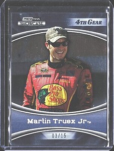 🔥2009 Press Pass Showcase #03/15 Martin Truex Jr. 4th Gear Silver Foil #2👀💥
