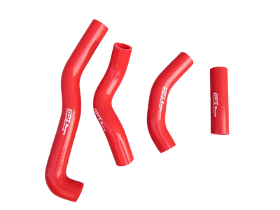 Red Silicone Radiator Hose For 1988 1989 KAWASAKI KX250 KX 250 - Image 1 of 2