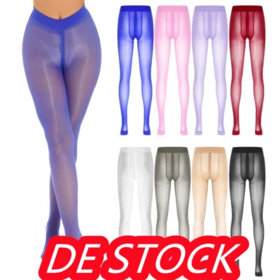 DE Damen Netzstrumpfhose Sheer Tights Compression Strapstrümpfe Workout Hose Gym - Bild 1 von 4