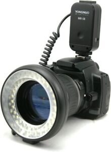 YongNuo MR-58 LED Macro Ring Flash for Canon Nikon, Pentax, Panasonic Olympus