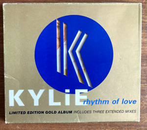 Kylie Rhythm Of Love LTD Edition Gold Album  3 Extra Extended Mixes Cd