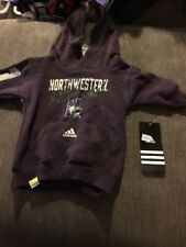 NEW Adidas Size 0/3 Months Northwestern Wildcats Hoodie Baby Infant Kid Purple