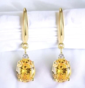 Fashion Drop Dangle Crystal Earring Wedding Anniversary Prom Fine Gift For Women - Picture 1 of 7