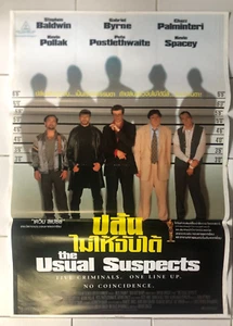 The Usual Suspects 1995 original movie Thai POSTER Benicio Del Toro - Picture 1 of 4