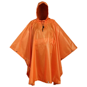 USGI Industries Military Style Multi-Use Rip Stop Rain Poncho (Orange) - Picture 1 of 6