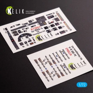 JU 88 A-4 Interior 3D Decals for Hasegawa Scale 1:72 for Model Kit KeliK K72063 - Bild 1 von 8