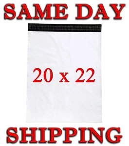 Sobres de envío de plástico auto-50 de 20"" x 22"" auto-sellantes bolsas de correo de plástico - Imagen 1 de 5