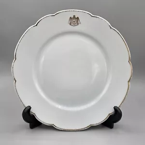 1929 Fairmont Hotel San Francisco 9.5" Plate, Black Knight Bavaria, Dohrmann - Picture 1 of 10