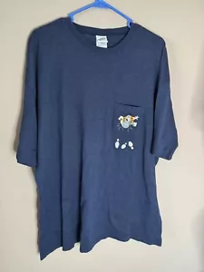 Camiseta De Colección Warner Bros Studio Los Picapiedra Fred Bowling Bordada XXL Azul - Imagen 1 de 5