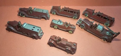 Camión de bomberos TootsieToy vintage de los años 40 camión de bomberos, 7 de ellos Foto 1 de 4