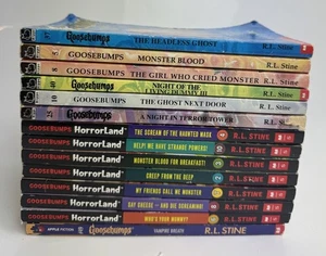 Goosebumps & Horrorland Book Bundle x 14 Stories R.L Stine Kids Horror Books - Picture 1 of 4