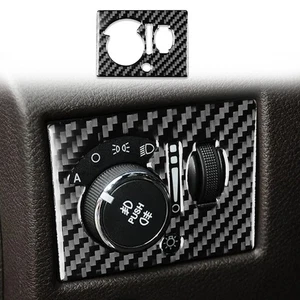 Interruptor de cuadro de control de faros de fibra de carbono real para Chrysler 300 2008-2010 - Imagen 1 de 12