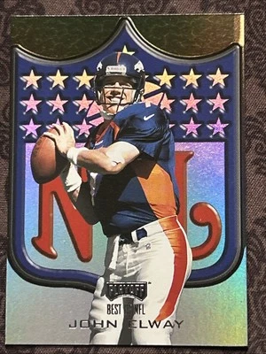1998 Playoff Prestige JOHN ELWAY Best of NFL Die Cut #6 - Image 1 of 2