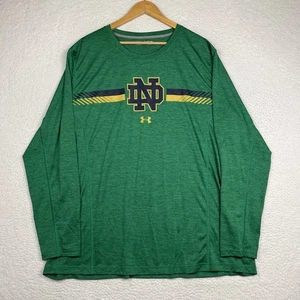 Under Armour Notre Dame 4XL Grün Langarmshirt Fußball - Bild 1 von 5