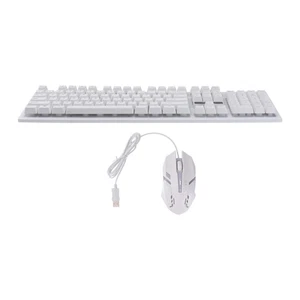 1 jeu de souris de clavier de suspension de jeu USB filaire, kit de clavier de - Zdjęcie 1 z 12