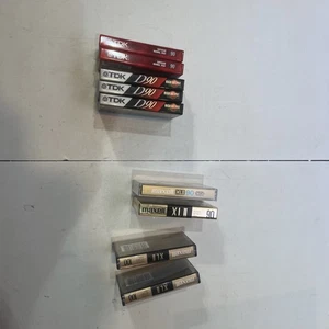 Leerkassetten Kassetten NEU 5 TDK D90 90, Neu 1 Maxell XL2 1 Gebraucht, 2 Maxell XL2 100 - Bild 1 von 7