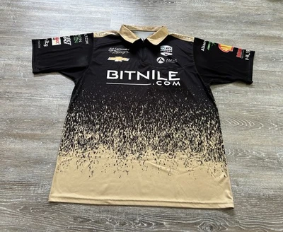 Ed Carpenter Racing Pit Crew Shirt Rinus VeeKay Bitnile XL IndyCar NTT Chevy - Image 1 of 4