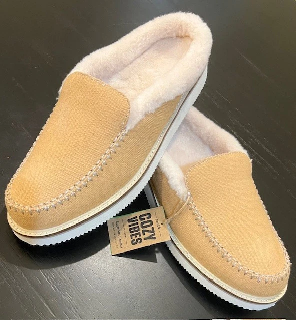 Zapatilla Sanuk Cozy Vibes para mujer 11 Doe beige 🐑 Forrada de lana alfombra de azúcar cómoda Foto 1 de 4