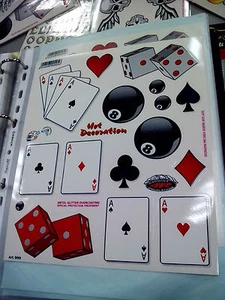 Adesivi Adesivo Auto Moto KIT poker 240x200 mm - Imagen 1 de 1