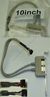 Dual USB2.0 Port/Female/Jack Bracket Motherboard 2x5 10pin/9pin header Tiny/Mini