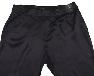 M&S Womens Marks & Spencer Curve Blue Wide Trousers Size 18 Petite RRP £39.50 LF - Image 1 of 4