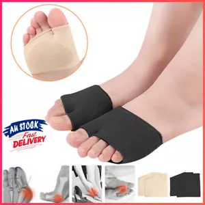 2xGel Metatarsal Pads Foot Cushions for Pain Relief Sore Forefoot Support Sleeve - Picture 1 of 16