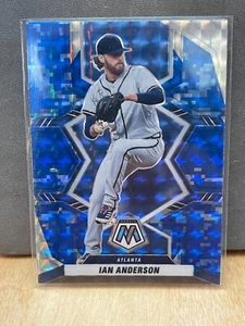 2022 Panini Mosaic #96 Ian Anderson Reactive Blue Prizm - Atlanta Braves - Picture 1 of 2