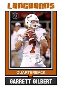ACEO GARRETT GILBERT TEXAS LONGHORNS CUSTOM HAND MADE ART CARD - Picture 1 of 2