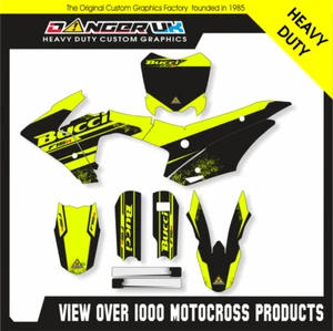 Bucci F15r Graphics set Fluorescent Yellow - Picture 1 of 1