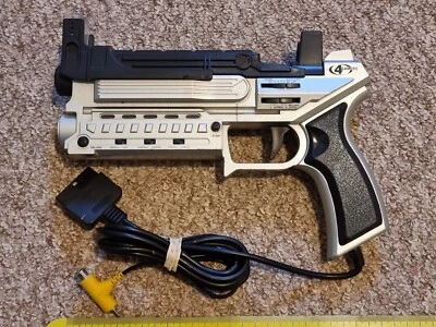 SONY PLAYSTATION 1 2 PS1 PS2 LIGHT GUN PISTOL BLASTER G-Con 4Gamers Ballistic - Image 1 of 2