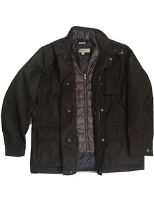 Men’s Perry Ellis Jacket XL Portfolio Poly Bonded Full Zipper Pockets - Picture 1 of 3