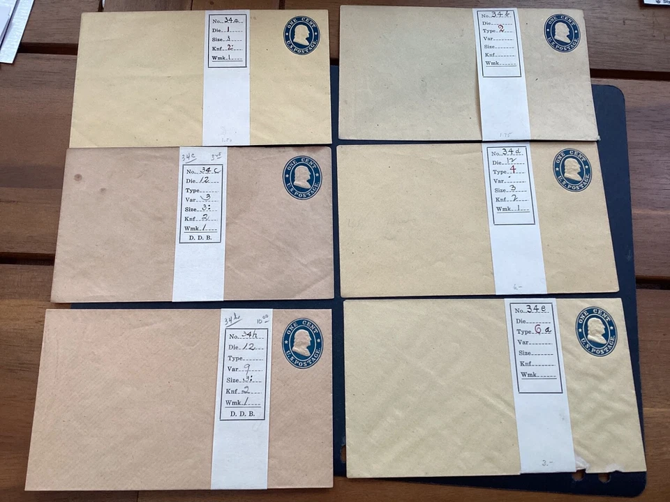 ICOLLECTZONE  US U19 S7 K20U Types 1-5, 9 Mint Entire Cover   (B400-35) - Image 1 of 4