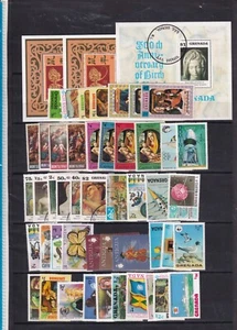 CARAIBES TOUS PAYS 47 timbres + 3 blocs--- Obl/neufs cote ?? - Picture 1 of 1
