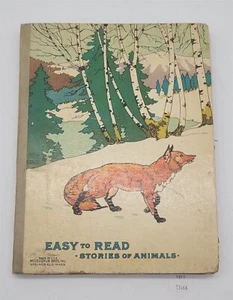 ThriftCHI ~ antikes Kinderbuch - leicht lesbare Geschichten von Tieren 1926 - Bild 1 von 9