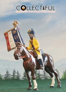 TROPHÄE - BLEISOLDAT - BERITTENER INDIANER SIKH FAHNENTRÄGER - BRITAINS SIZE🔥853 - Bild 1 von 4