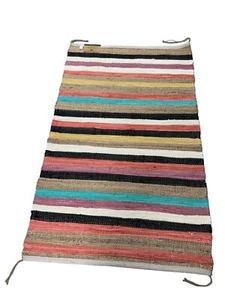 Tag Living Hand Woven Rug - Multicolor 36x60 New With Tags Makena Chindi - Picture 1 of 6