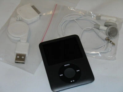 Apple iPod nano A1236 8 GB Black - 3rd Generation (MB261LL/A) - Image 1 of 2