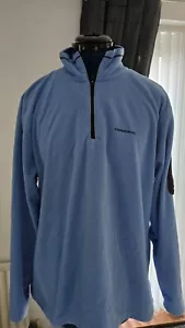 Craghoppers Women's 1/4 Zip Fleece Sweatshirt Size 20 LIGHT BLUE - Picture 1 of 4