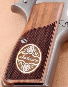 Springfield SA-35 Impugnature compatibili in noce diamante - Foto 1 di 1