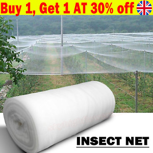 15M INSECT SCREEN NETTING NET Fine Woven 60Mesh Anti Butterfly Fly-Bug Garden UK