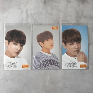 BTS 2016 BBQ Official Photo Card Complete Set - Jungkook Set of 3 JK - Picture 1 of 5