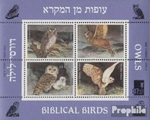 Israel Block33 (complete issue) fine used / cancelled 1987 Birds the Bible - Picture 1 of 1