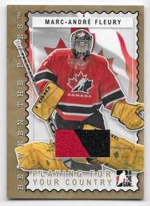 06/07 BETWEEN THE PIPES PLAYING FOR YOUR COUNTRY JERSEY Marc-Andre Fleury /10 2C - Picture 1 of 1