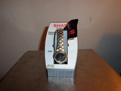 Women's Sharp Watch Silver Date Water Resistant Quartz Adjustable Band - Image 1 of 4